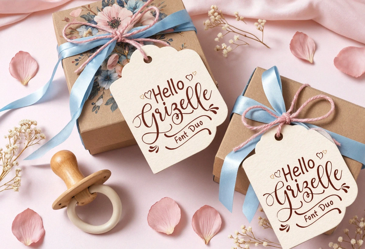 Hello Grizelle Font Duo