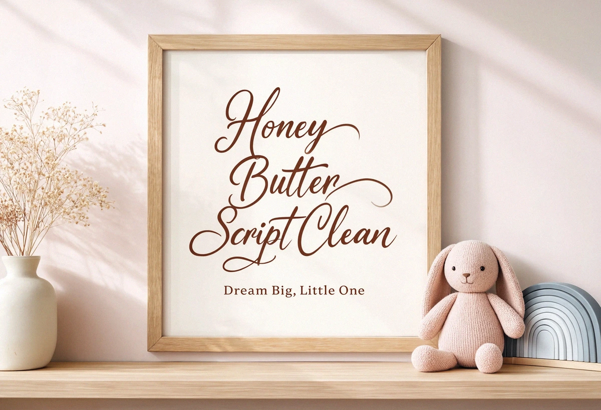 Honey Butter Script Clean