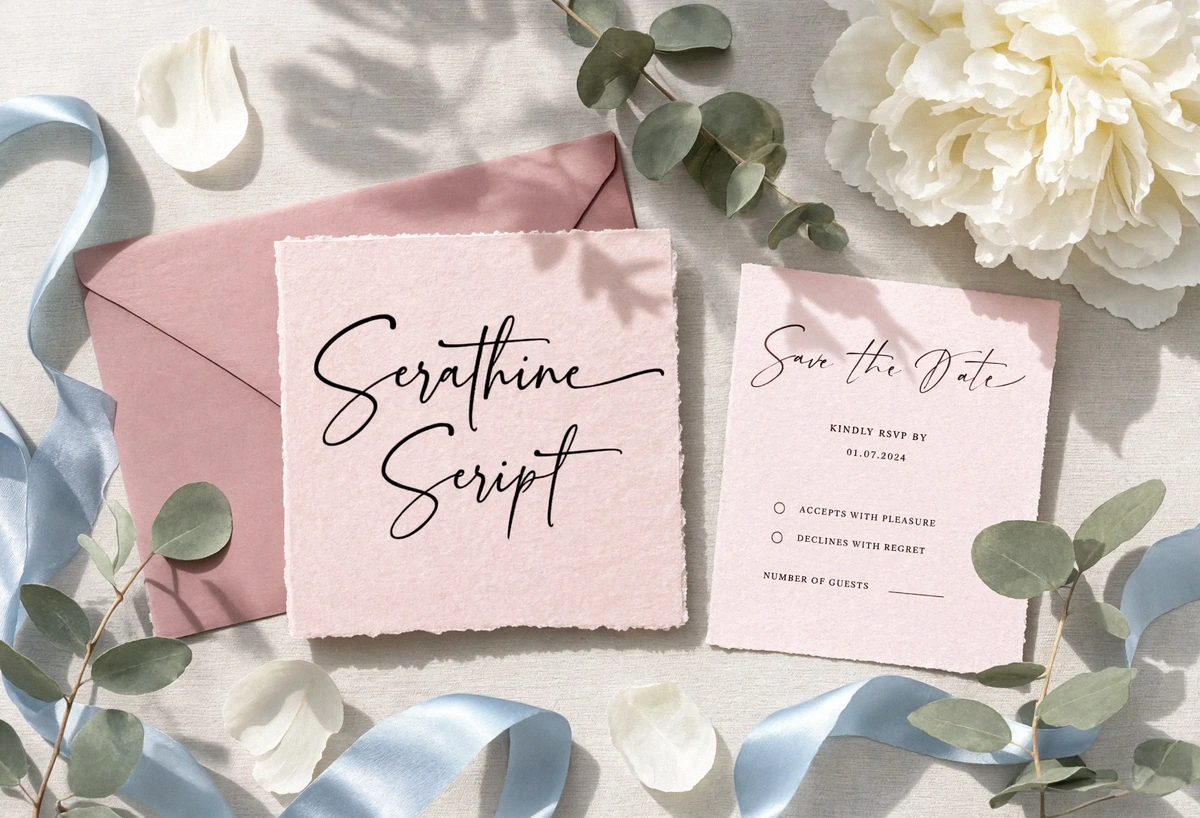 Serathine Script Font