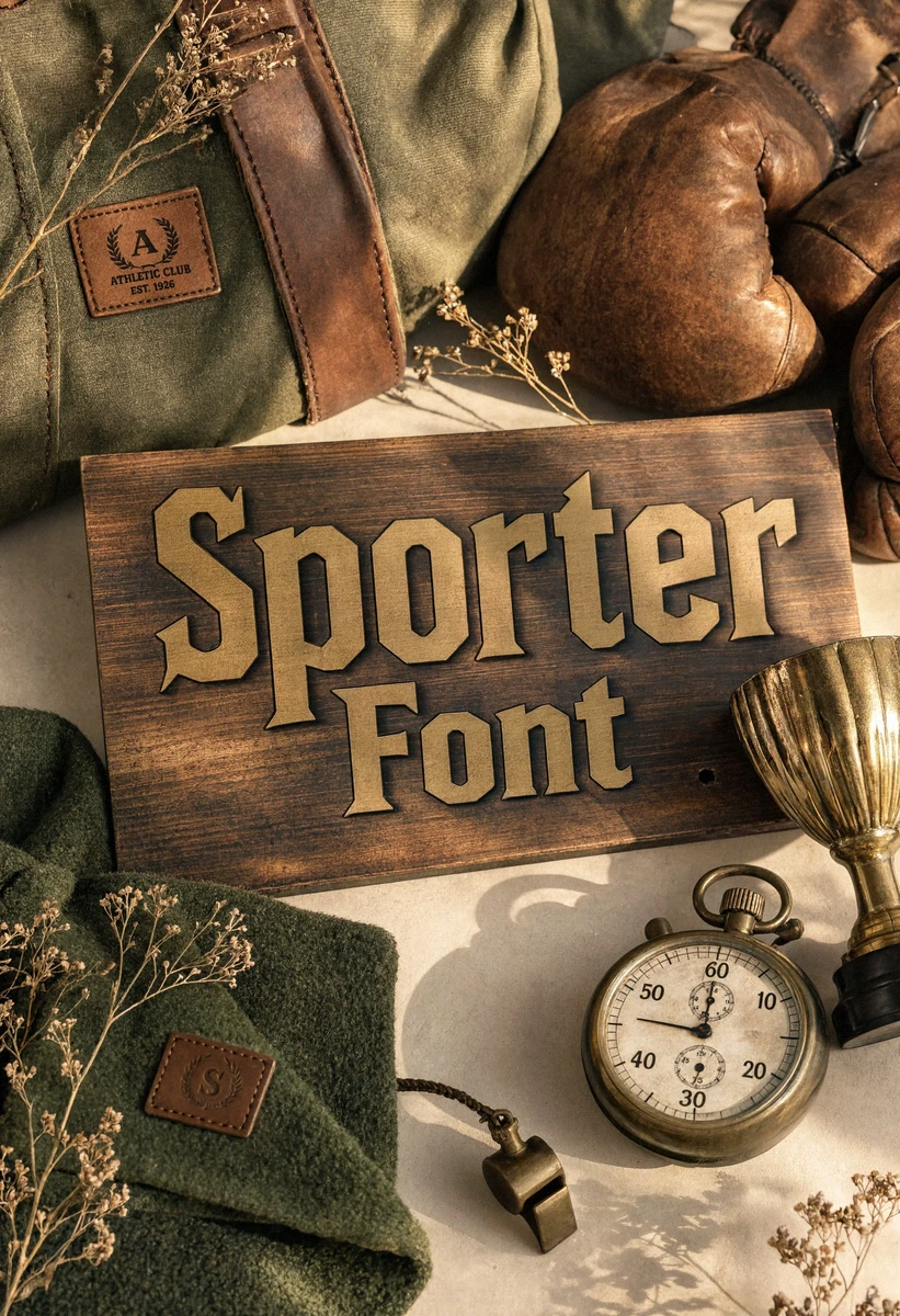 Sporter Athletic Font